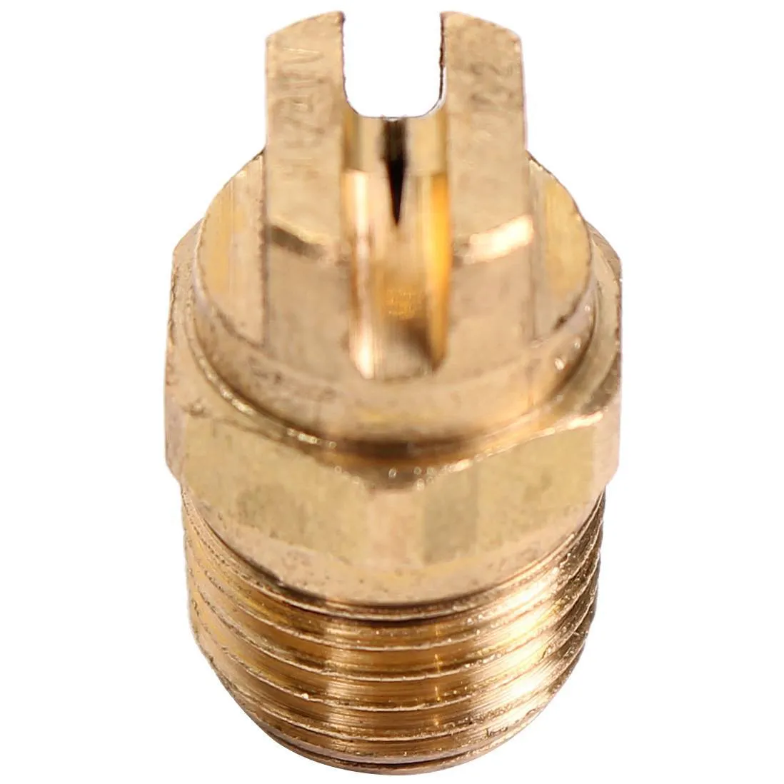 1/4" Brass 110° Universal V-Jet Spray Nozzle (#11002) for Heated Carpet Extractors - #02 Orifice