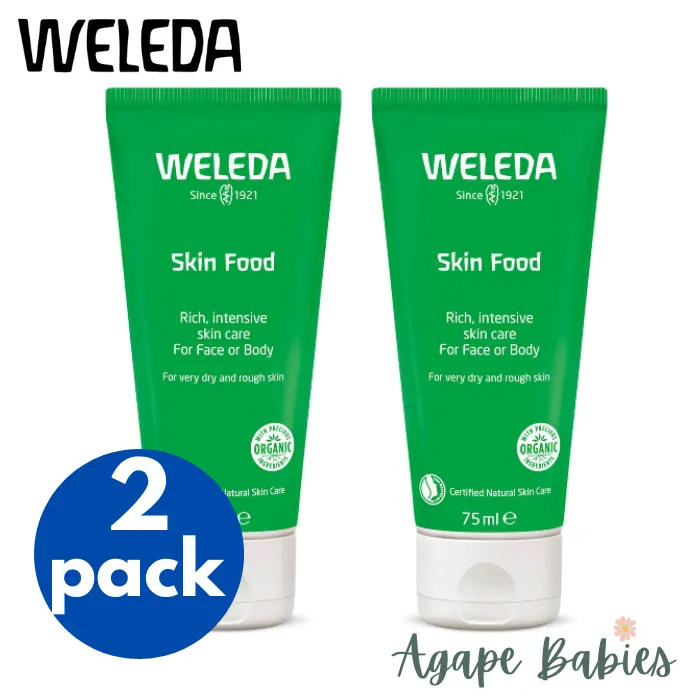 [2 Pack] Weleda Skin Food, 75ml Exp: