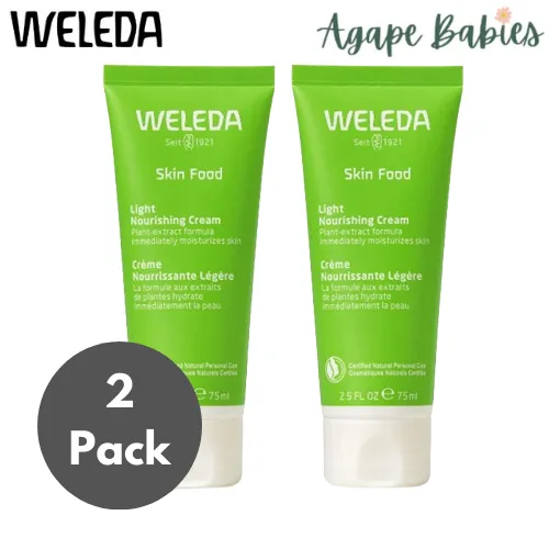 [2 Pack] Weleda Skin Food Light, 75ml Exp: