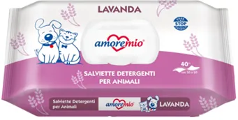 40 WET WIPES FOR DOGS LAVANDA 30x20cm