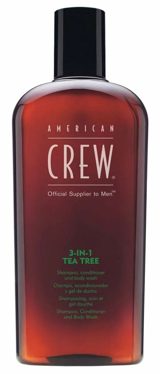 American Crew 3-in-1 Tea Tree Shampoo. Conditioner, Body Wash