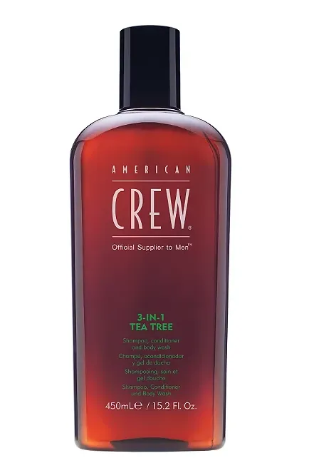 American Crew 3-in-1 Tea Tree Shampoo. Conditioner, Body Wash