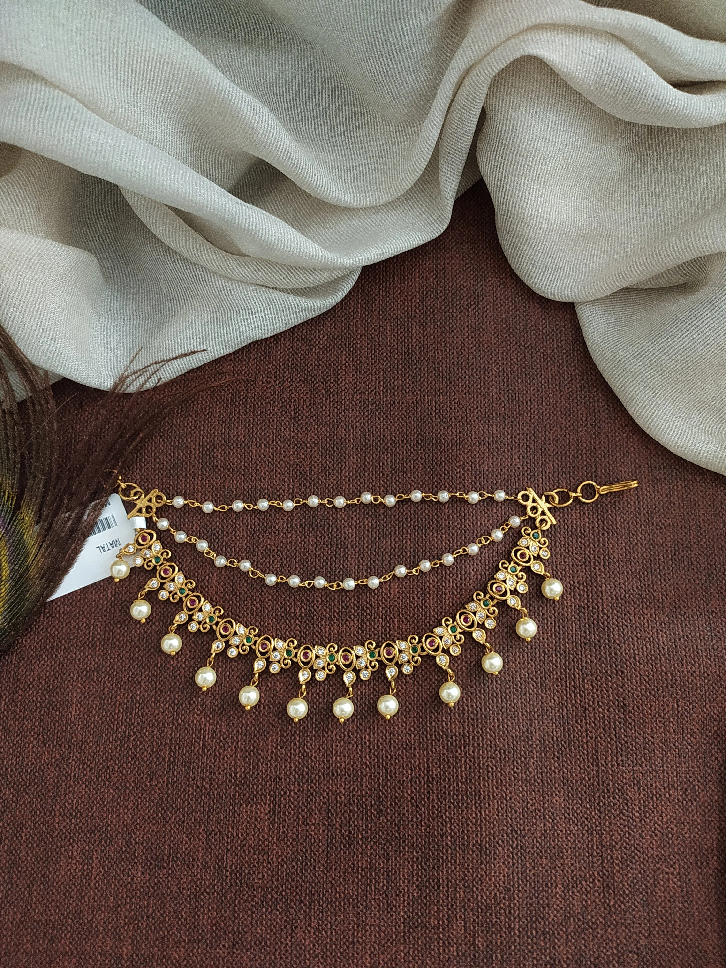 Antique Matil -  Featuring Delicate Pearl Strands