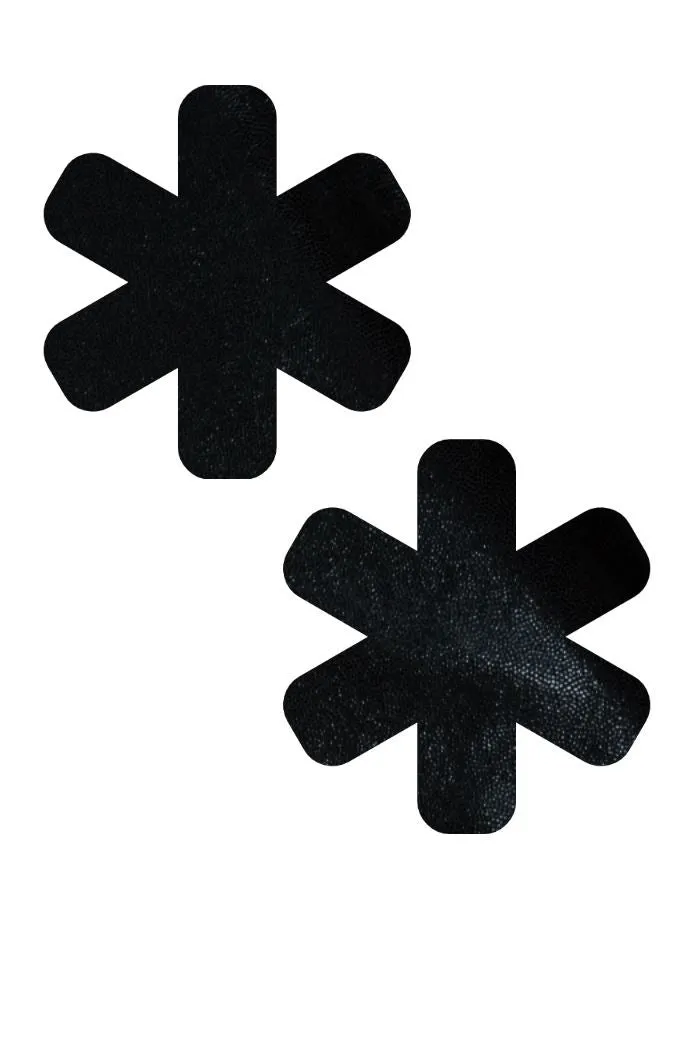 Black Mystique Asterisk Pasties