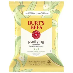 Burt's Bees Facial Cleansing Towelettes with White Tea Extract 30 Towelette