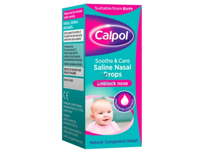 Calpol Saline Nasal Drops - 10ml