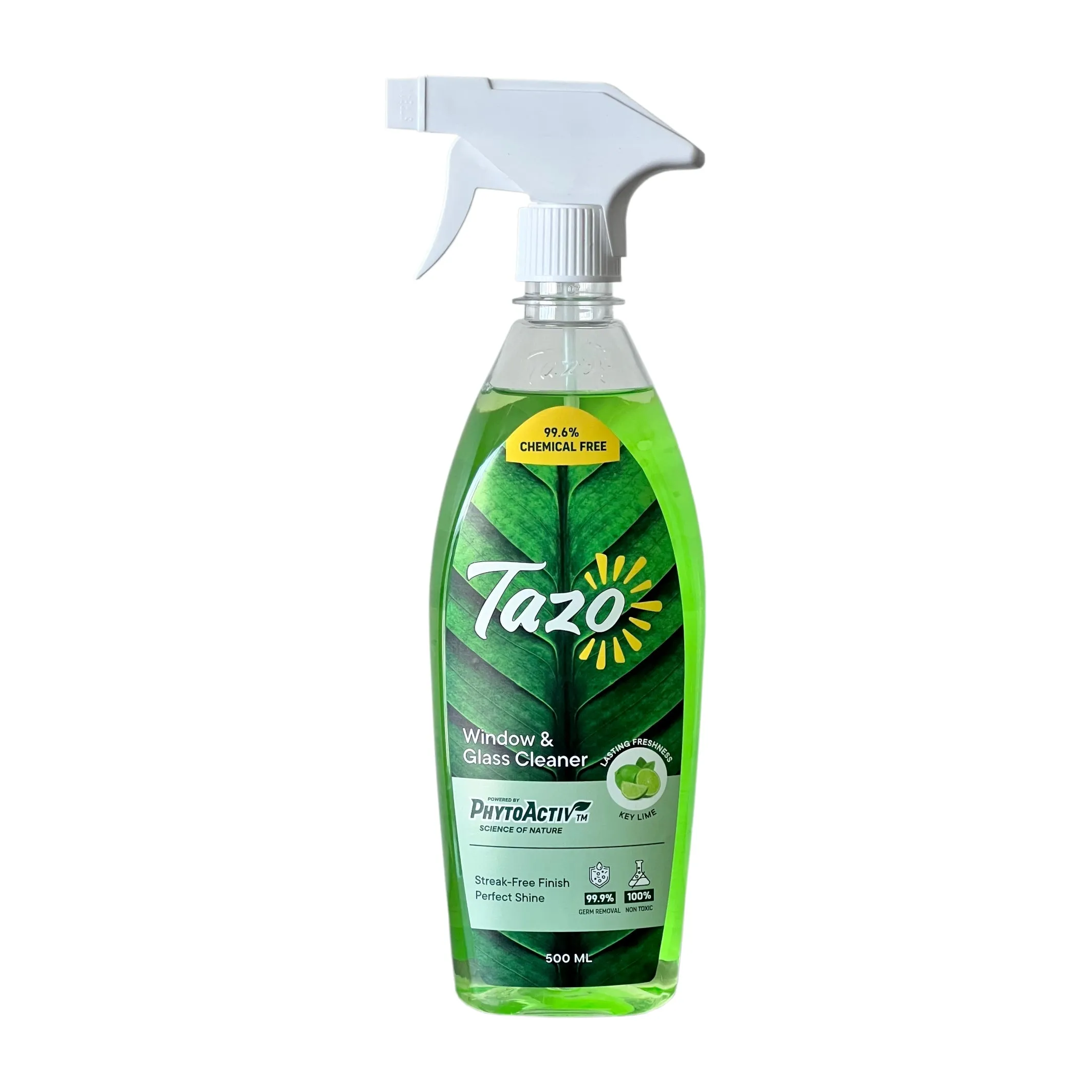 Chemical-free Window & Glass Cleaner with  Key lime Oil, 500 ML