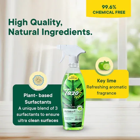 Chemical-free Window & Glass Cleaner with  Key lime Oil, 500 ML