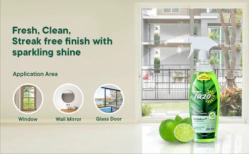 Chemical-free Window & Glass Cleaner with  Key lime Oil, 500 ML