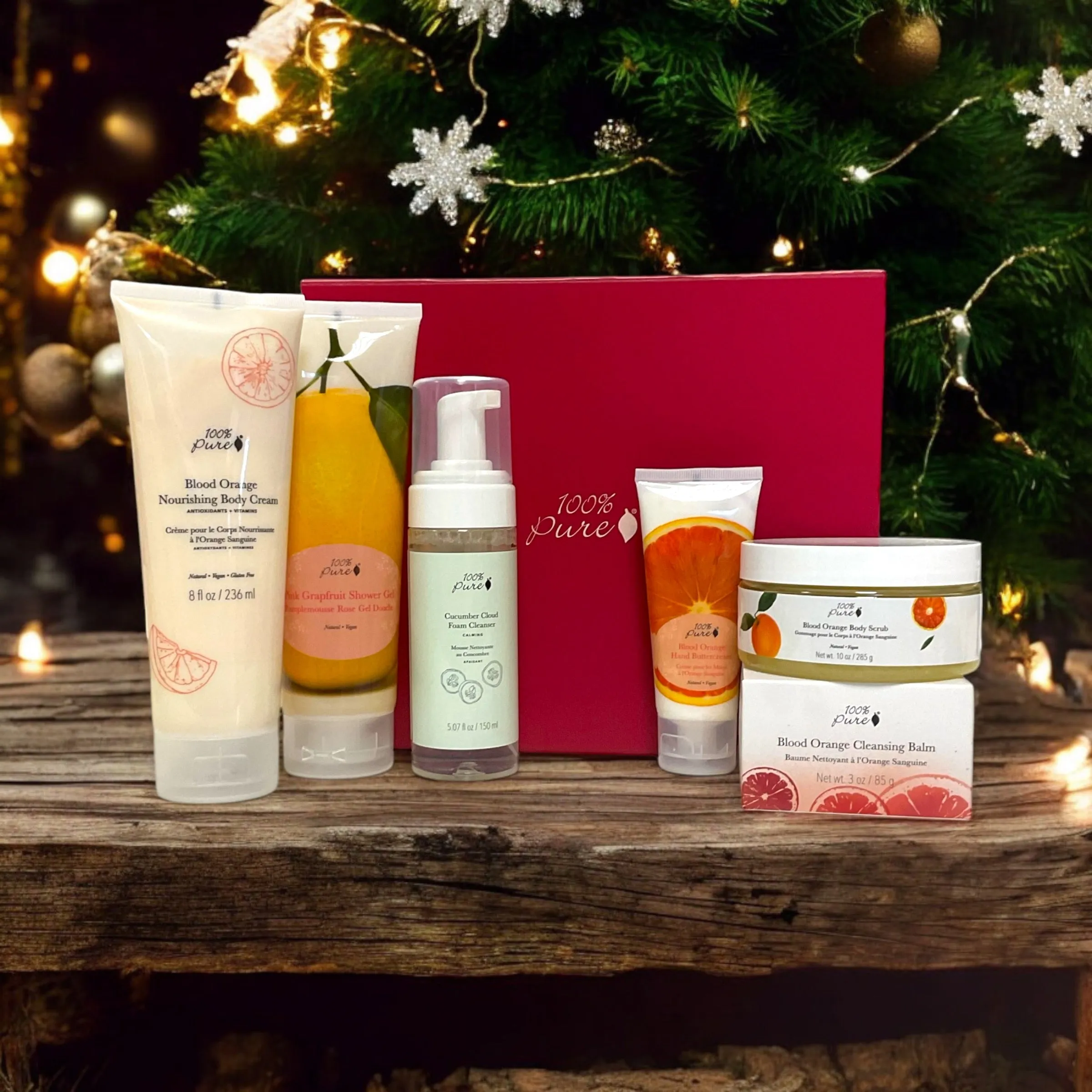 Christmas Citrus Body Spa (Blood Orange & Pink Grapefruit Collection) - 100% Pure