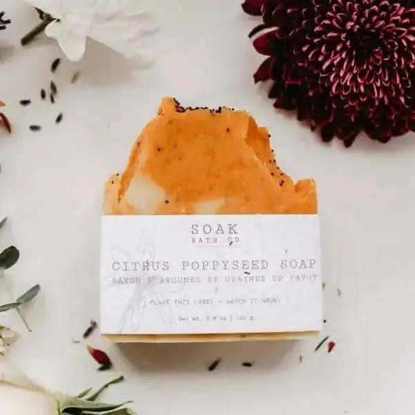 Citrus Poppyseed Soap Bar