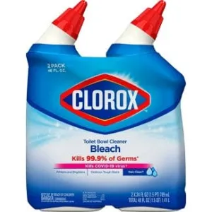 CLOROX TOILET BOWL CLEANER RAIN CLEAN 2CT - CLTBCRC2