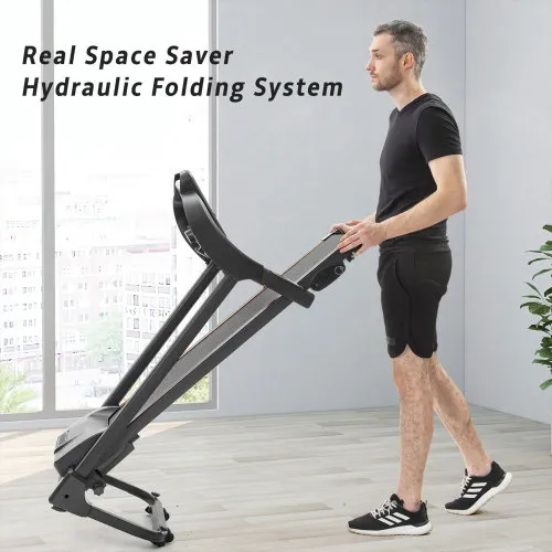 Compact Easy Folding Treadmill Motorized Running Jogging Machine