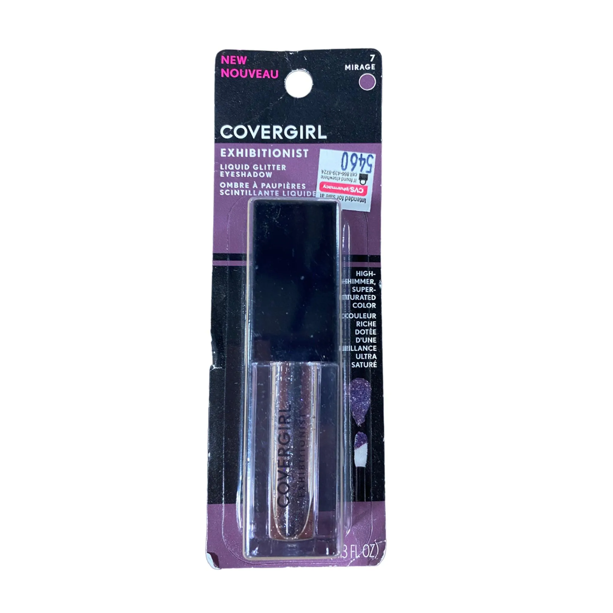 Covergirl Exhibitionist Liquid Glitter Eyeshadow 7 MIRAGE 4.0mL (50 Pcs Box)