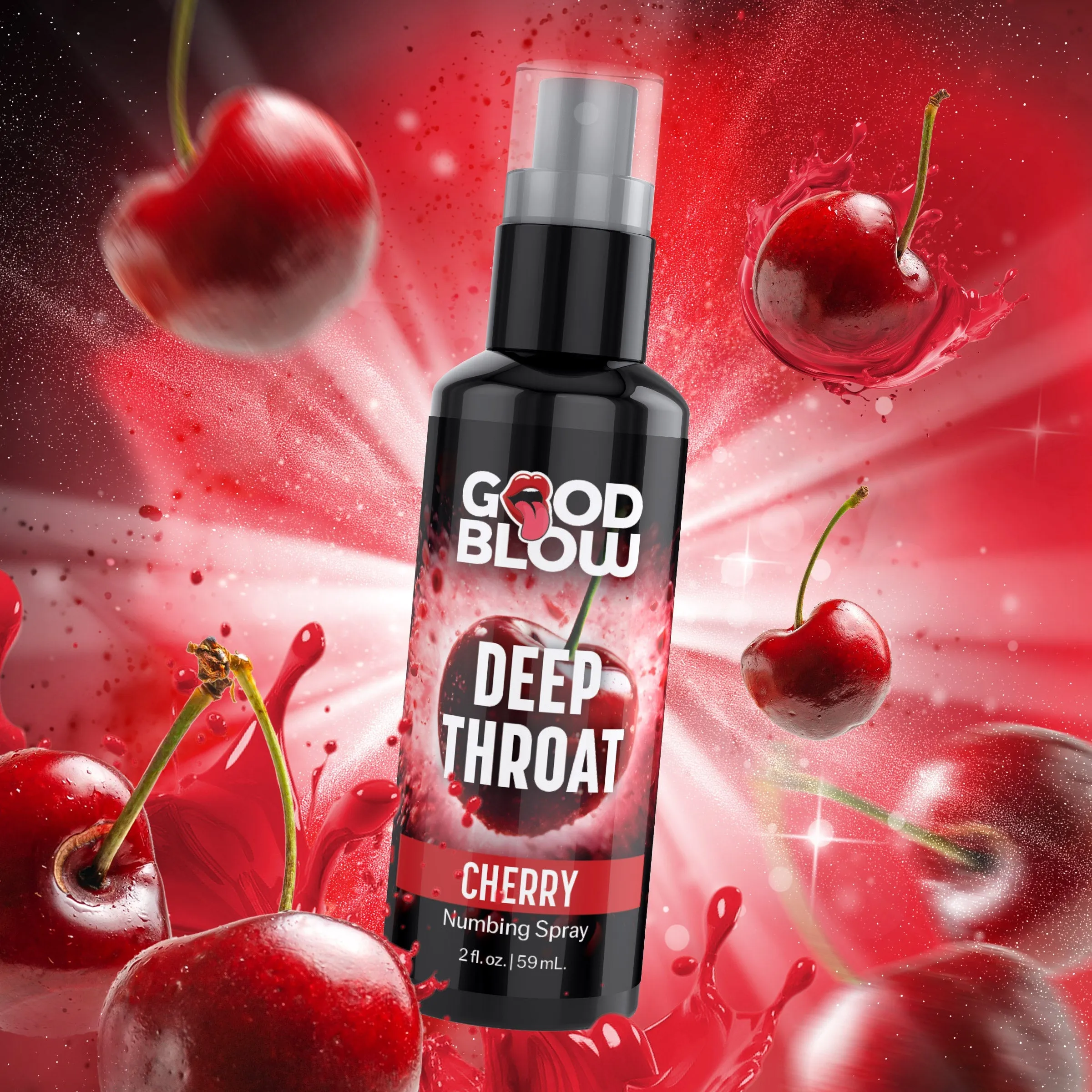 Deep Throat Cherry Numbing Spray