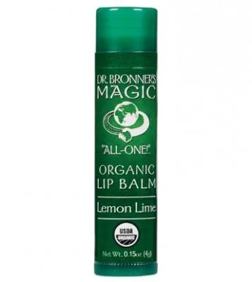 Dr Bronners Lip Balm Lemon Lime 4gx12