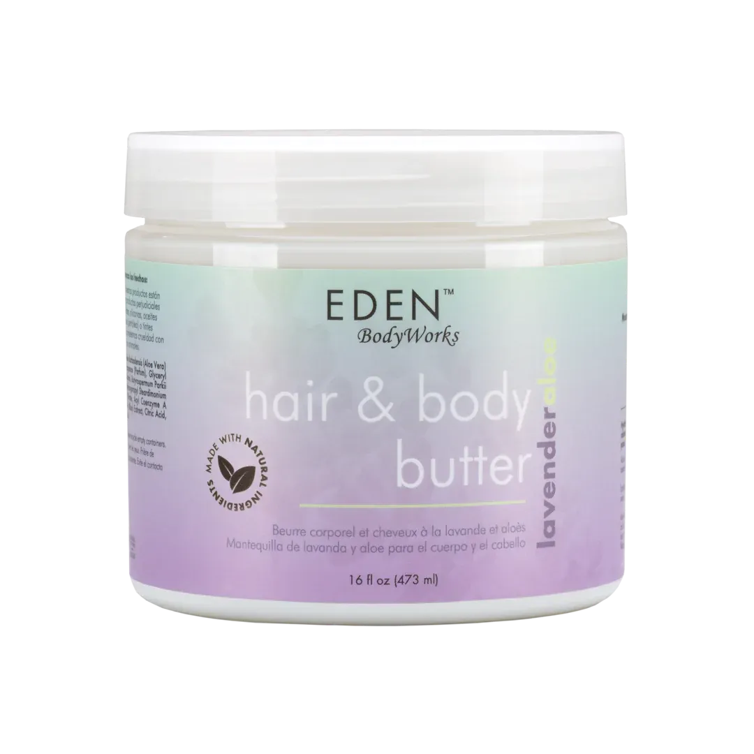 EDEN BodyWorks Lavender Aloe Hair   Body Butter 16oz