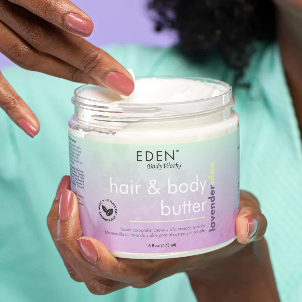 EDEN BodyWorks Lavender Aloe Hair   Body Butter 16oz