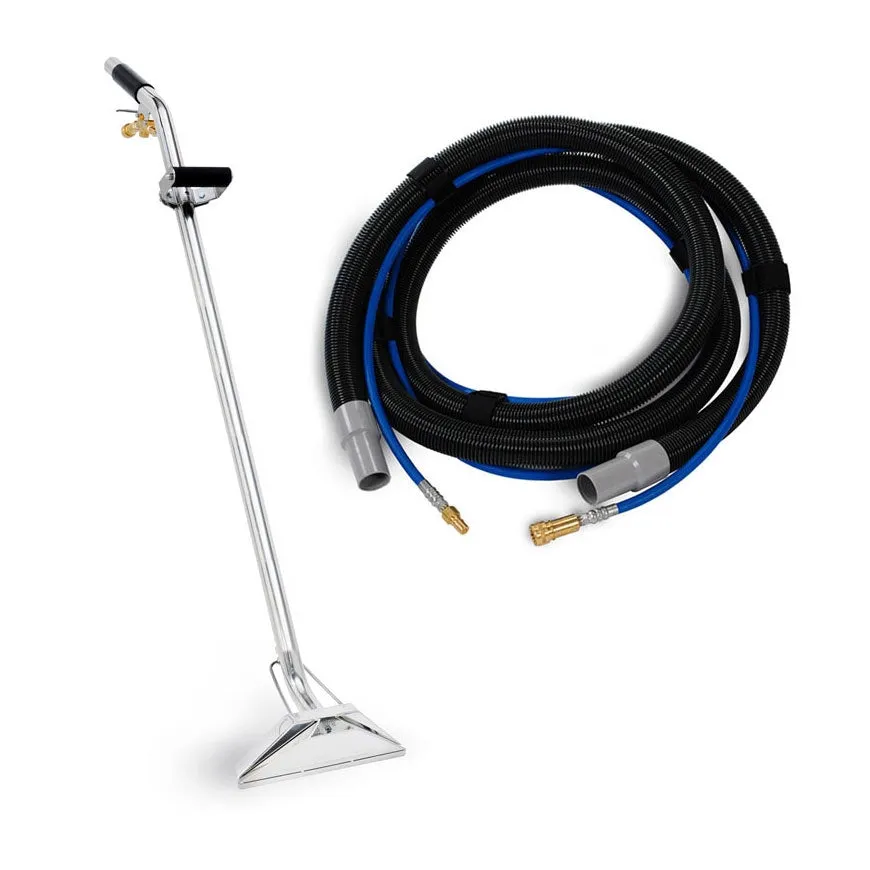 EDIC Extractor (0 - 250 PSI) Dual Jet Carpet Wand & 25' Vacuum Hose Combo