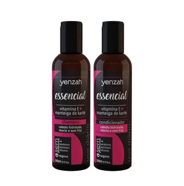 Essencial Essential Home Care Maintenance Hair Treatment Kit 2x240ml - Yenzah