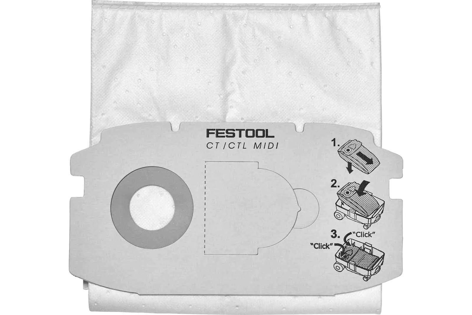 Festool 498411 Self-Clean Filter Bag 5-Pack