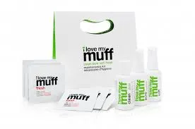 I Love My Muff Green Feminine Care Kit