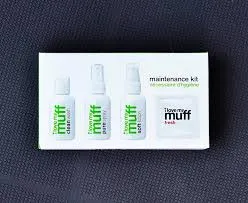 I Love My Muff Green Feminine Care Kit