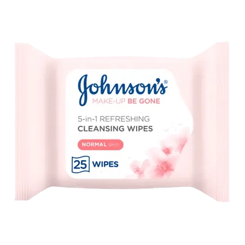 Johnsons Refreshing Make-Up Cleansing Wipes 25 Pack