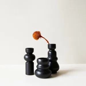 Klein Vase | Matt Black