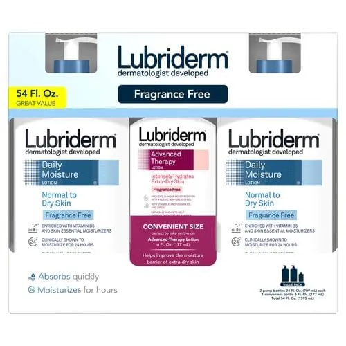 Lubriderm Daily Moisture Lotion (Normal to Dry Skin)   Advanced Therapy and Daily Moisture Lotion / 54 oz (Extra Dry Skin)  - 465096