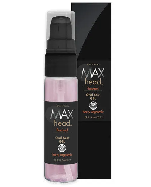 Max Head Oral Sex Gel - 2.2 Oz Berry Orgasmic