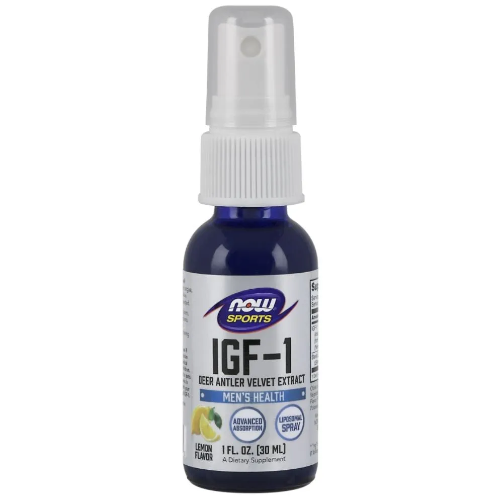 Now Foods IGF-1 Deer Antler Velvet Spray 1 oz.