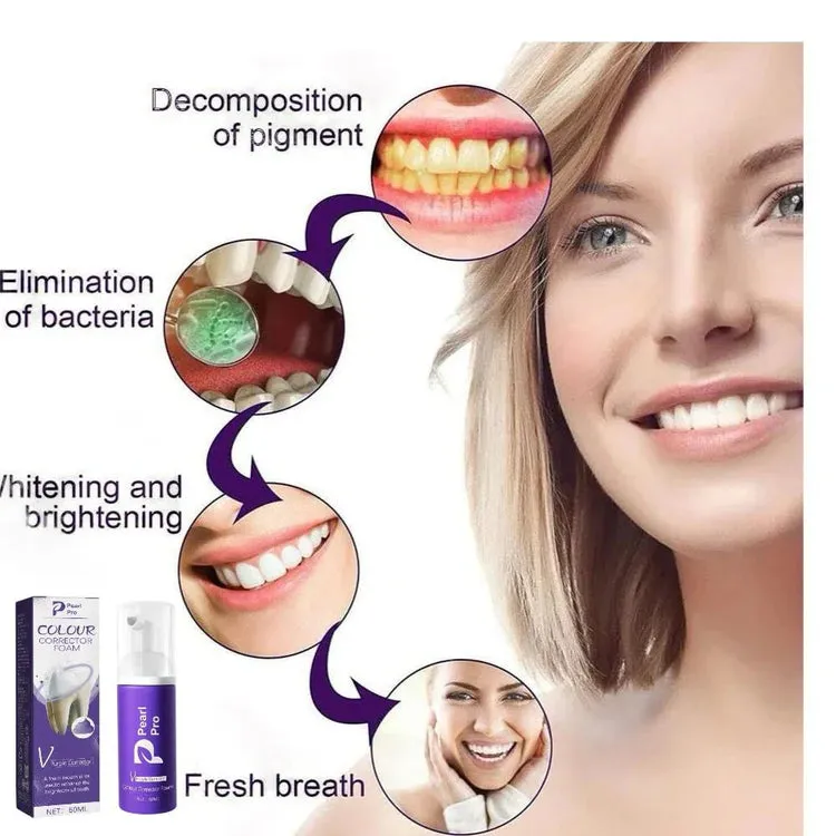 Pearl Pro - Purple Foam For Teeth Whitening