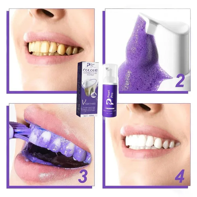 Pearl Pro - Purple Foam For Teeth Whitening