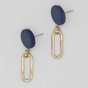 Periwinkle Kolly Gold Link Dangle Earring