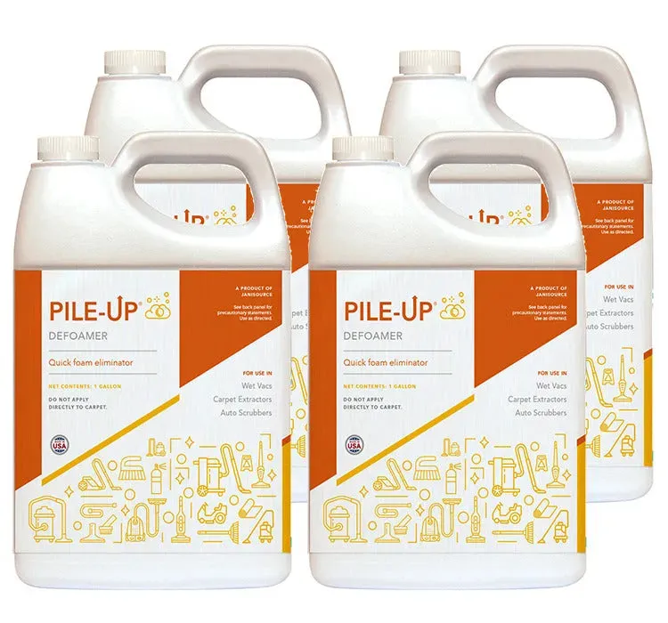 PileUP Defoamer Quick Foam Eliminator Carpet Cleaner - Gallon