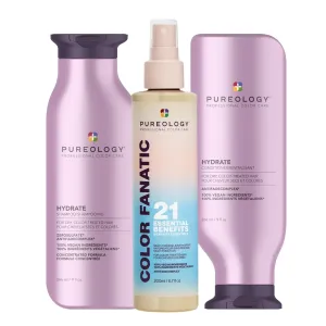 Pureology Hydrate & Protect Trio Bundle For Dry Hair