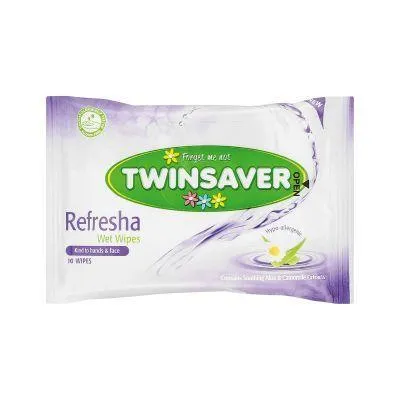 Refresher Twinsaver Wipes (10x32)