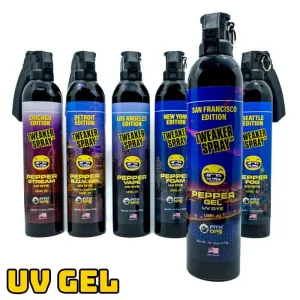 San Francisco Pepper Gel Tweaker Spray  (16.75 oz) with UV Dye