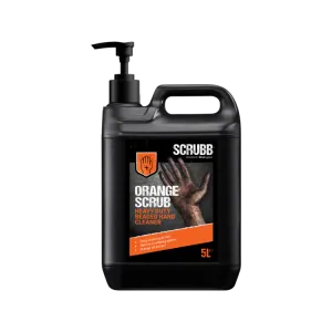 SCRUBB Orange Heavy Duty Beaded Hand Cleaner