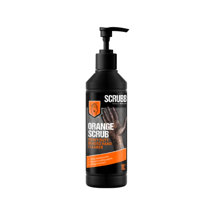 SCRUBB Orange Heavy Duty Beaded Hand Cleaner