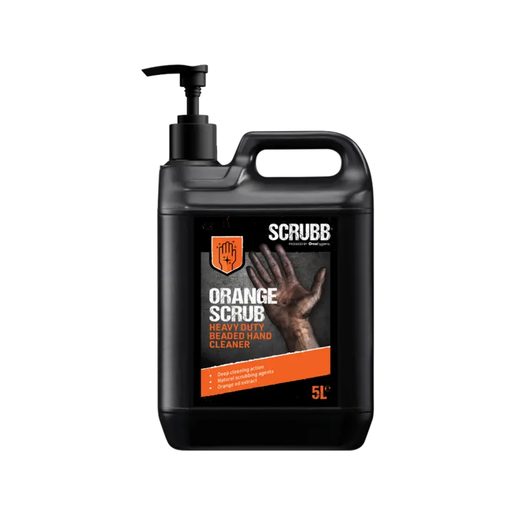 SCRUBB Orange Heavy Duty Beaded Hand Cleaner