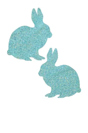 Seafoam Holo Bunny Pasties