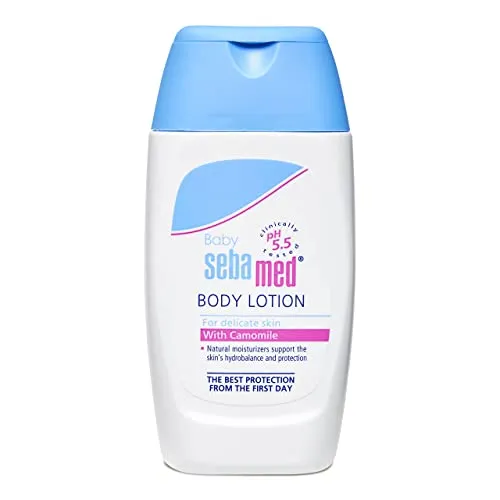 Sebamed Baby Body Lotion 50 ml|Ph 5.5|Camomile & Allantoin| Dermatalogically tested| Sensitive skin