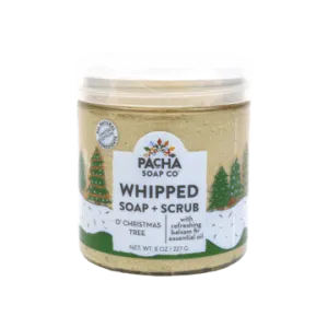 Shower Whip - Whipped Soap & Scrub Exfoliating Vegan O Christmas Tree by Pacha Soap