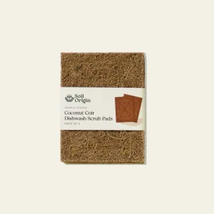 Soil Origin Coconut Coil Scrubber Pad (Dishwash) - Set of 5