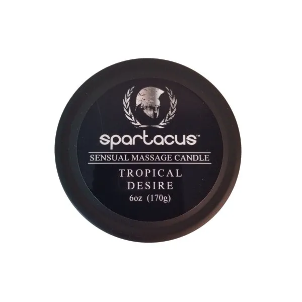 Spartacus Sensual Massage Candle - Tropical Desire