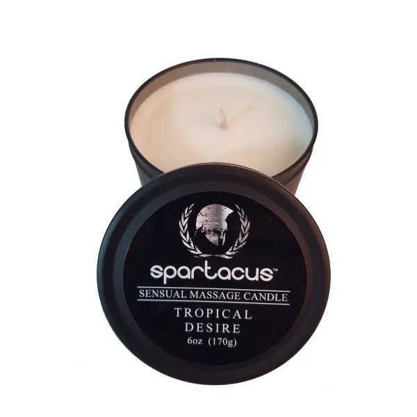 Spartacus Sensual Massage Candle - Tropical Desire