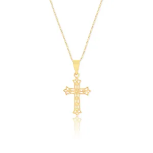 Traditional Cross Pendant Necklace