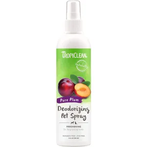 Tropiclean Deodorizing Pet Spray Pure Plum 8oz